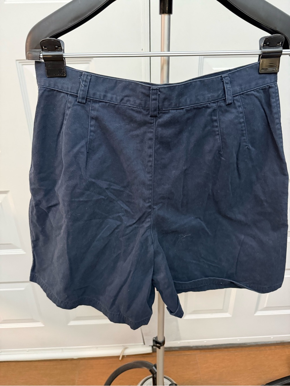 Rafaella Navy Button-Front Skort - Picture 3 of 4